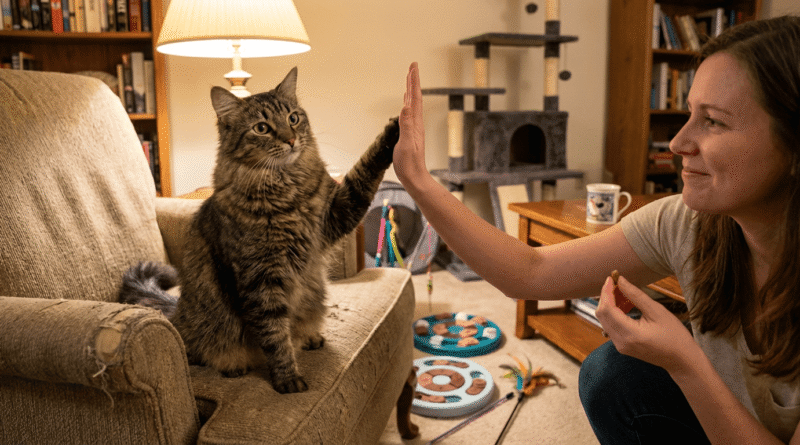 Cat Flip Reveals Feline Intellect and Training Power