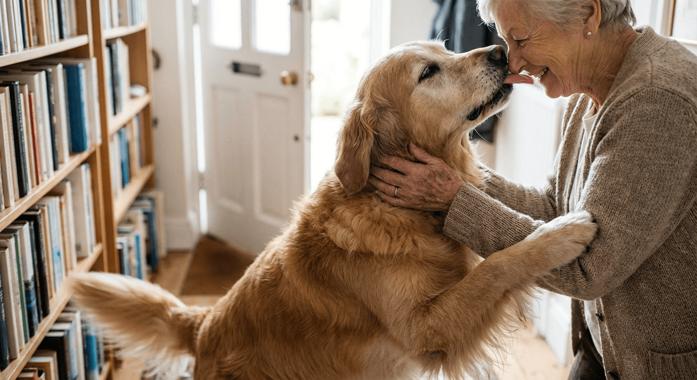 Wally’s Joyful Reunion with Grandma Reveals Pet Bond