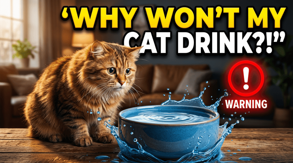 Cats Refuses to Drink Water