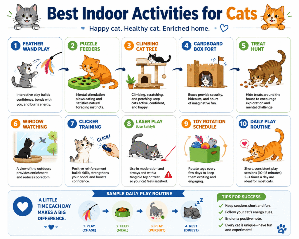 Daily Indoor Cat Enrichment Guide