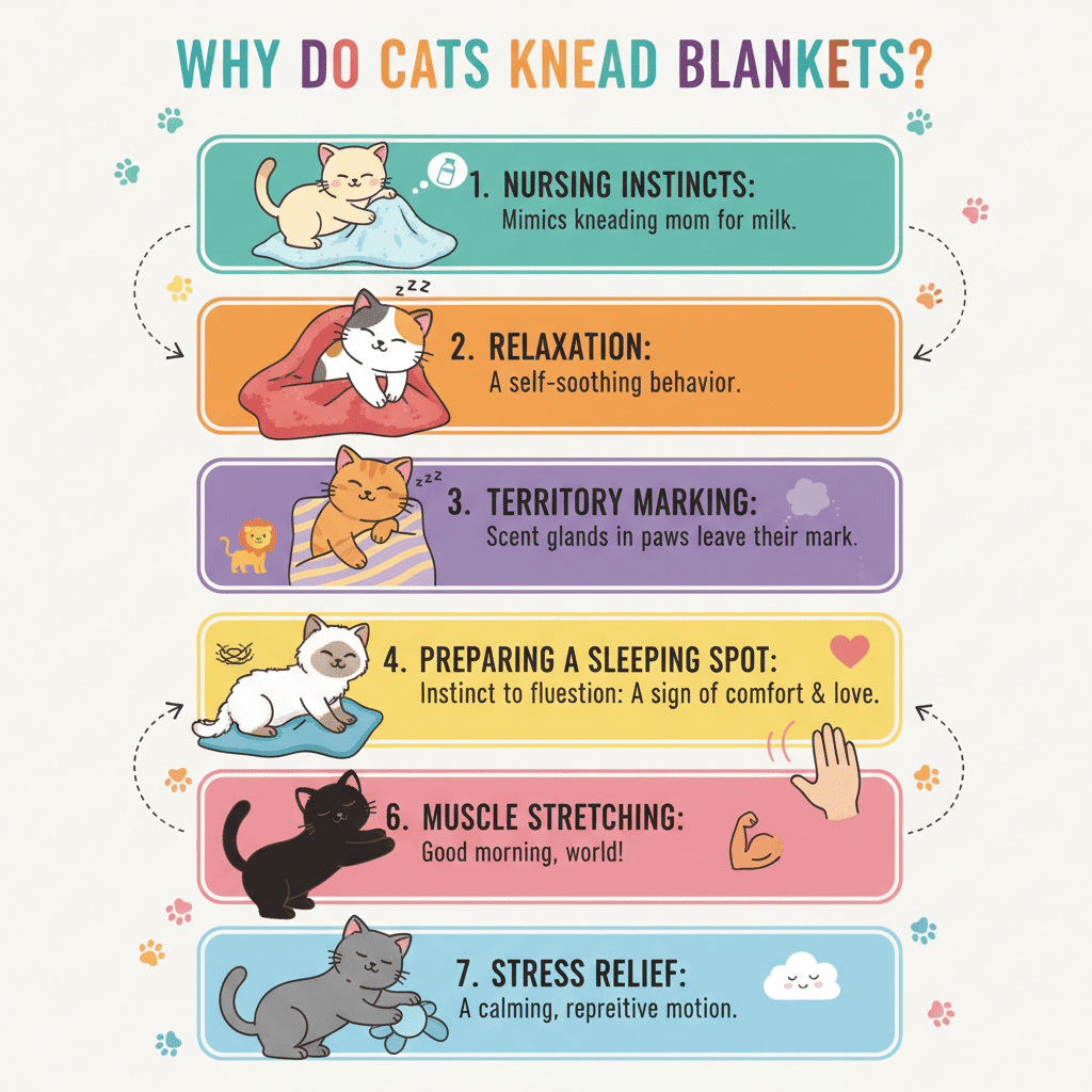 Fascinating Reasons Why Do Cats Knead Blankets