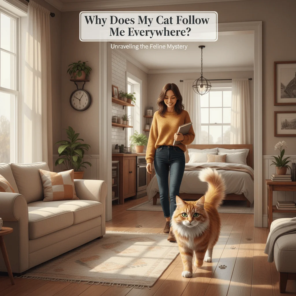 Why Does My Cat Follow Me Everywhere?  Understanding Your Feline Shadow