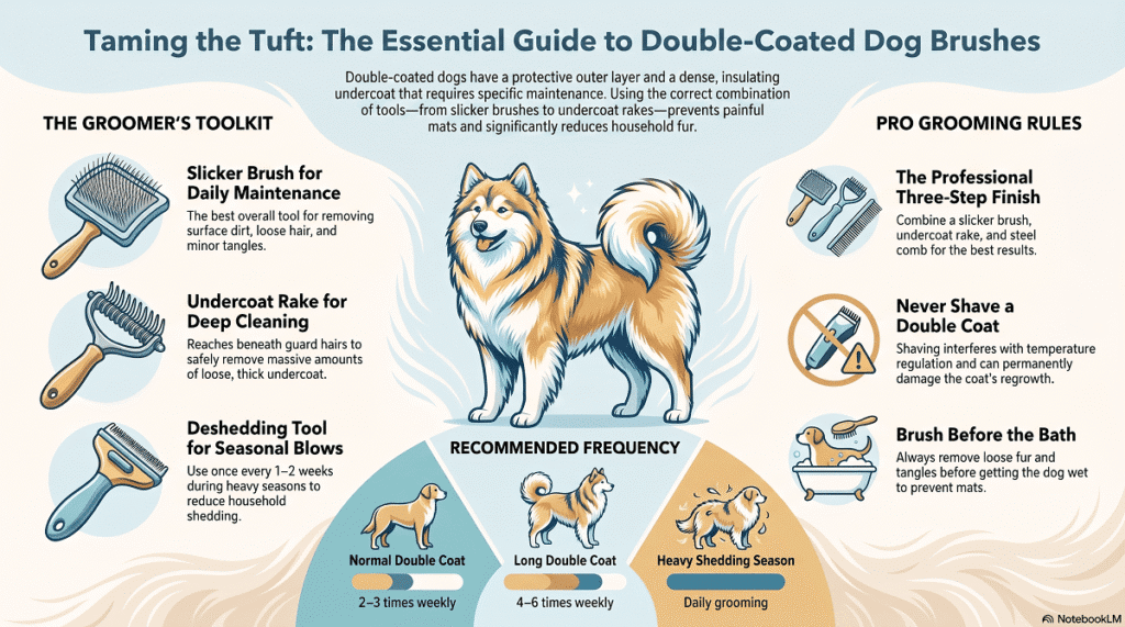 Double-Coated Dog Grooming Guide
