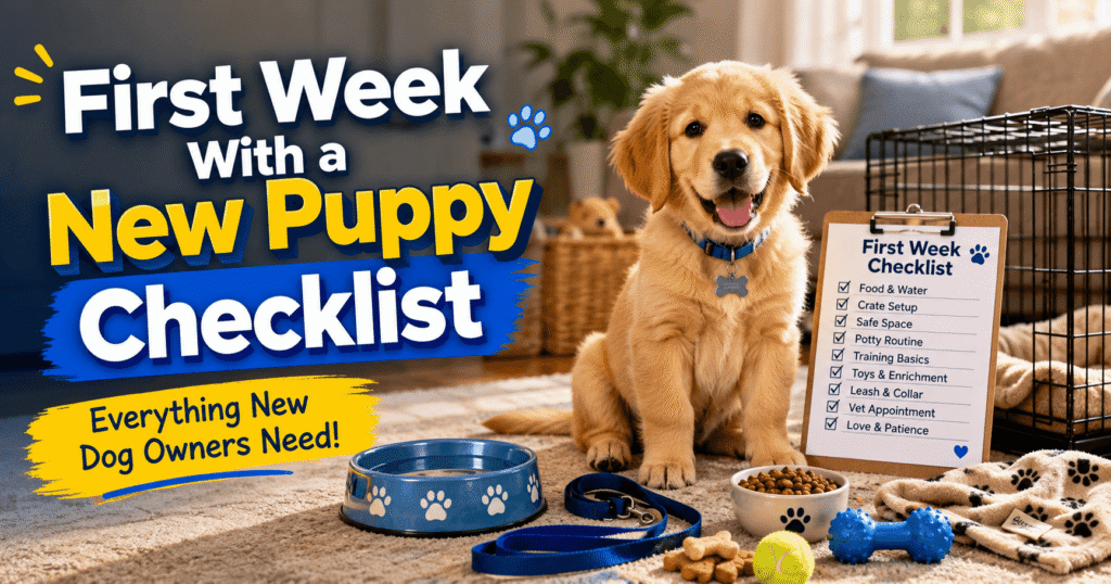 First Week With a New Puppy Checklist