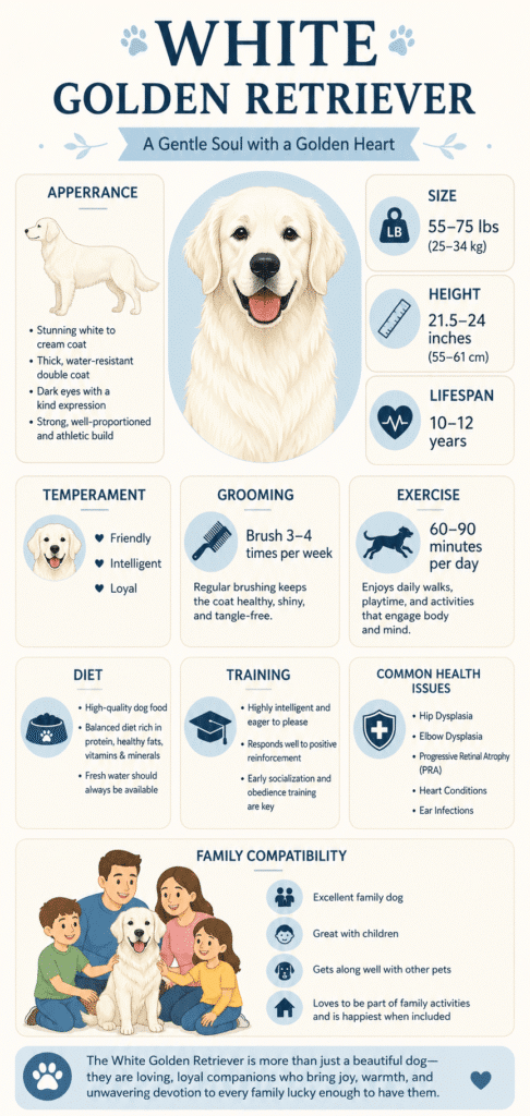 Golden Retrievers White