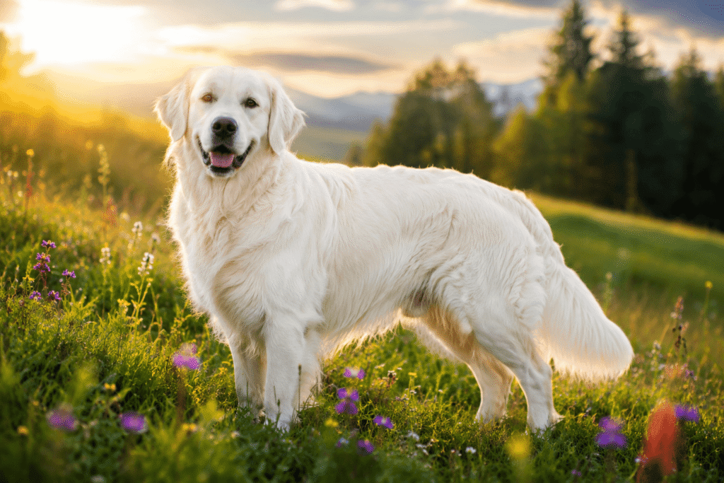 White Golden Retriever